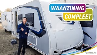 Caravan review Caravelair Antares Titanium Anniversary 450 model 2022 [upl. by Yeldud]