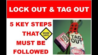 Lock Out amp Tag Out Procedure  5 Importance Steps for LOTO Safety  Lockout Tagout [upl. by Llehcam]