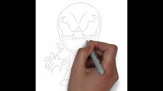 how to draw toxin symbiote drawin3min quickdrawing drawinglessons art speeddrawing dancemove [upl. by Mercer267]