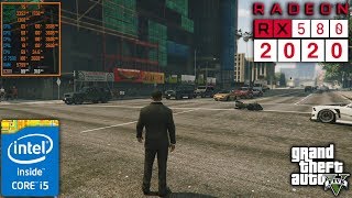 GTA5 Testing GTA V Ultra Settings RX 580 4GB  i5 7500 1080p  2020 [upl. by Hemetaf]