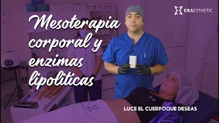 Mesoterapia corporal y enzimas lipoliticas [upl. by Noemis]