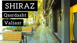 Shiraz iran4kQasrdasht valiasr Streetشیراز ولیعصرستارخان به قصردشت [upl. by Ecirtra]