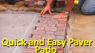 How to Lay Patio Pavers [upl. by Prosperus357]