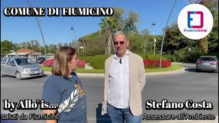 quotFiumicino in Fiorequot promessa mantenuta Intervista allAssessore Costa [upl. by Dorsy]