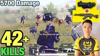 KING OF M762  42 KILLS SOLO VS SQUAD  NEW WORLD RECORD IN PUBG MOBILE TACAZ [upl. by Cello509]