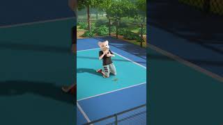 JANKY trying to play pickball animation guggimon funny cartoon [upl. by Ardnak]