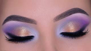 Golden Smokey Eyes With Touch of Color Eye Makeup Tutorial [upl. by Danais]