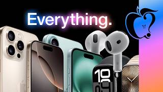 Apple iPhone 16 Event Everything Apple Announced in 13 Minutes [upl. by Enelhtac]