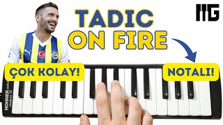 TADIC ON FIRE 🔥Kolay Melodika Notaları  Freed From Desire [upl. by Mahmoud897]