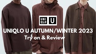 UNIQLO U Autumn Winter 2023 Picks  Try On amp Review [upl. by Baram]