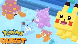 Pokémon Quest 100 Levels Pokémon Colem and Poison Paras Battle Fight Boss NidoQueen and NidoKing [upl. by Oine557]