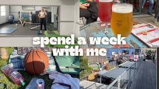 Spend the week with me  weekly vlog work drinks pilates life drawing class and more ✨ [upl. by Yssep]