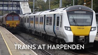 Trains at Harpenden Station  291024 [upl. by Tiffi79]