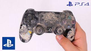 PlayStation 4 Controller Repair Charging port fix restoration Complete Tear down DualShock4 asmr [upl. by Jacquetta931]