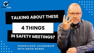 Are You Talking About These 4 Things in Safety Meetings [upl. by Gaynor]