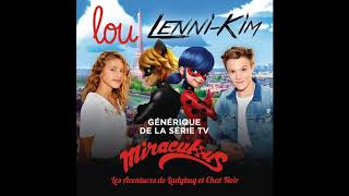 Lou amp LenniKim  Official Miraculous Ladybug Theme Song AudioOnly [upl. by Romonda]