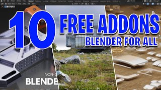 10 Free Best Addons for Blender 2024 [upl. by Sonny]