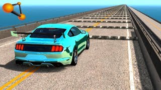 BeamNGdrive  Speed Bumps High Speed 20 [upl. by Allisirp758]