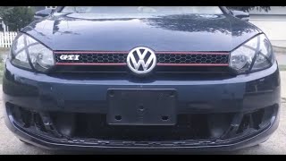 VW GOLF MK6 FOG LIGHT and Bumper Grill Install omg easy [upl. by Nitz]