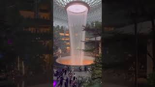 The largest swirling indoors waterfalls in the world [upl. by Anelam]