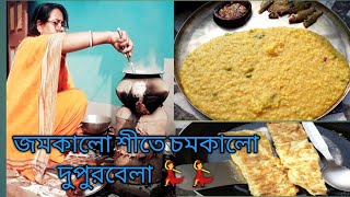 জমকালো শীতে চমকালো দুপুরবেলা💃💃shampaskhutinati4053 hotchpotch familyvlog housewifevlogs [upl. by Nedah244]