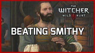 Witcher 3 Fists of Fury Beating Smithy [upl. by Anetsirk732]