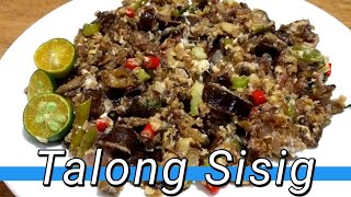 SISIG TALONG TALONG SISIG RECIPE [upl. by Ursas]