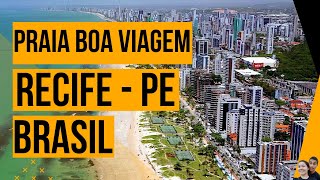 PRAIA DE BOA VIAGEM EM RECIFE  PE  BRASIL [upl. by Hawken]