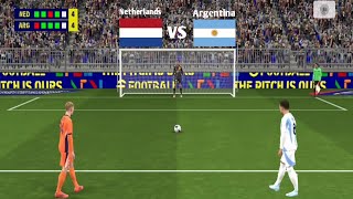 🔥Netherlands vs Argentina full penalty shootout  Arg vs Ned Match Highlight [upl. by Eidnalem]