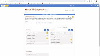 Heron Therapeutics HRTX Bull Points [upl. by Nomis]