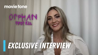 Orphan First Kill  Exclusive Interviews  Moviefone TV [upl. by Jonati]