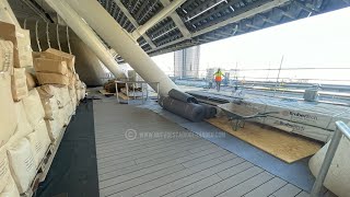 Obras interior Santiago Bernabéu hoy remodelación 11 Octubre 2023 [upl. by Eah704]