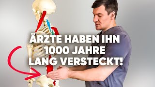 Ärzte haben dir diesen Muskel über 1000 Jahre lang verborgen Ich habe den Rückenschmerz aufgedeckt [upl. by Pillyhp887]