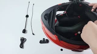 BTS2 Motorcycle Bluetooth Headset Installation [upl. by Aseena]