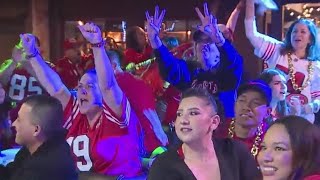 49ers faithful react to playoff victory [upl. by Aihsetel476]