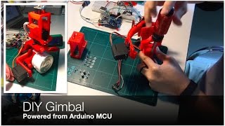 DIY Gimbal with Arduino  MPU6050  Servo Motor [upl. by Leighland]