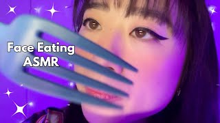 ASMR Eating Your Face with Utensils Fork Spoon Chopsticks Mouth Sounds [upl. by Xella380]