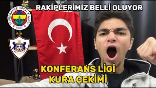 FENERBAHÇE VE QARABAĞIN RAKİPLERİ BELLİ OLUYOR UEFA KONFERANS LİGİ KURA ÇEKİMİ [upl. by Sucerdor]