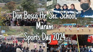 Sports Day Vlog  Don Bosco Higher Sec School  Maram  2024 ⛹️‍♀️🏐 [upl. by Ranice]