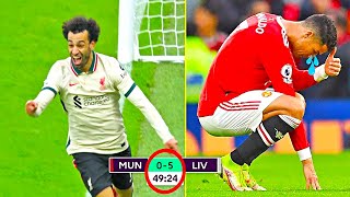 WHEN RONALDO AND SALAH MEET IN THE ENGLISH PREMIER LEAGUE Ronaldo vs Salah in 2021 [upl. by Alleyne335]