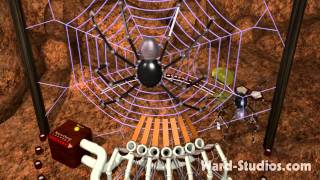 Steampunk Spider Band performs Electrorachnid Soda Pop  Animusic style Animated Music Video [upl. by Ayerdna]