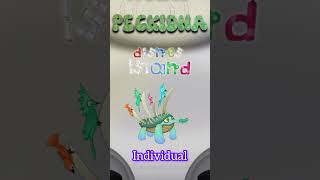 Peckidna animation Dishes island FANMADE MY SINGING msm mysingingmonsters msmfangame [upl. by Lan]