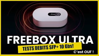 FREEBOX ULTRA test DEBITS 10 Gbs SFP câblé en fibre  alors quels debit  XD [upl. by Tap]