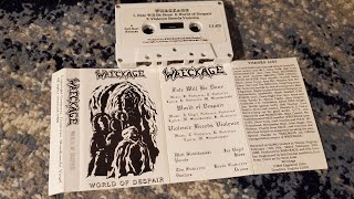 Wreckage  World of Despair 1988 demo cassette rip  lyrics [upl. by Asyen256]