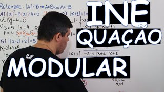 FUNÇÃO MODULAR  INEQUAÇÕES MODULARES [upl. by Leikeze]