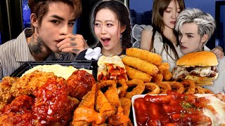 Influencer got BANNED FOR 630 YEARS for live streaming their proposal Korean Fried Chicken Mukbang [upl. by Woermer]