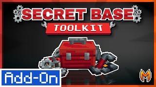 Secret Base Toolkit AddOn  Early Showcase  Minecraft Marketplace Addon [upl. by Tannenwald]