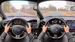 2014 vs 2022 Subaru BRZ  POV Comparison [upl. by Otreblig]