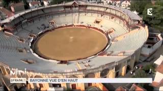 Vue den haut  les Arènes de Bayonne [upl. by Innoj]