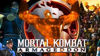 THE MK WITH LITERALLY EVERYONE IN IT MORTAL KOMBAT ARMAGEDDON [upl. by Kcoj]